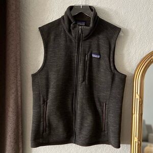 Patagonia Men's Better Sweater Brown Fleece Vest Size Large